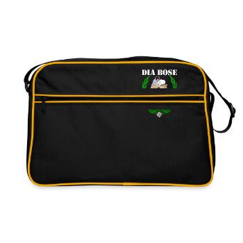 schwinger diae boese1 - Retro Tasche - Schwarz/Gold - Vorne