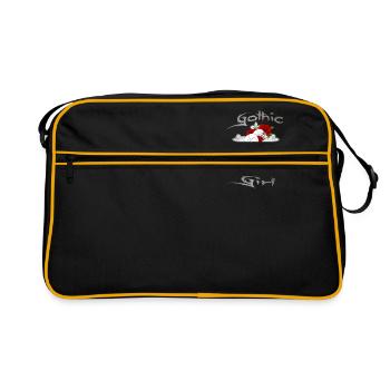Gothic girl - Retro Bag - black/gold - Front
