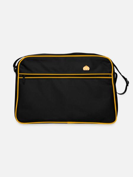 poussin - Sac Retro - noir/or