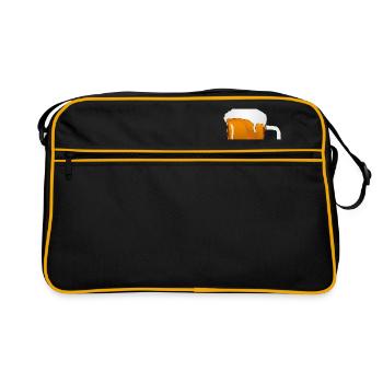 pitcher - Retro Tasche - Schwarz/Gold - Vorne