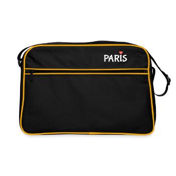 Paris - Retro Bag - black/gold - Front
