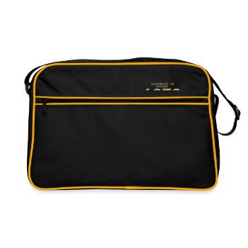 Assemblé en décembre 1972 - Sac Retro - noir/or - Devant