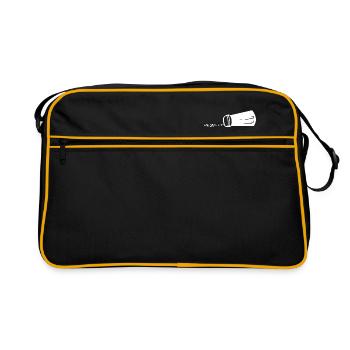 Kok - Retro Tasche - Schwarz/Gold - Vorne