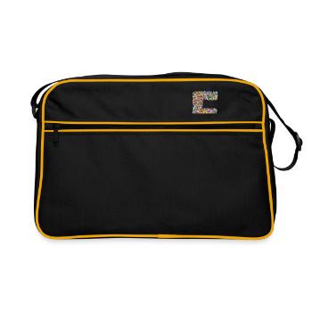 F - Sac Retro - noir/or - Devant