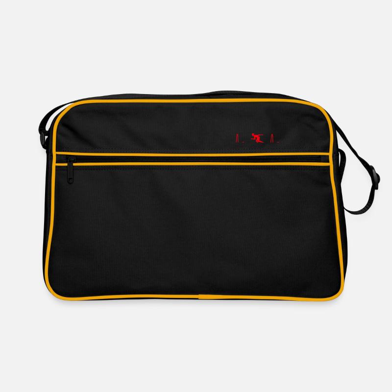 Heartbeat inline skating Funny gift idea Retro Bag