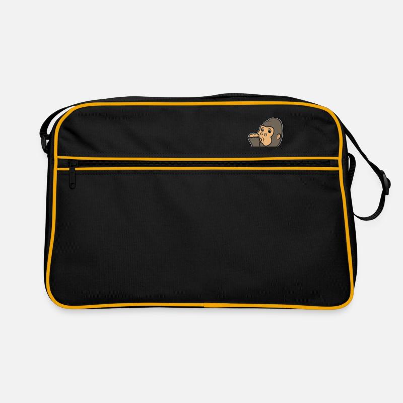 Doux animaux Gorille pouce sucer bébé cadeau Sac Retro