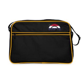 Thailand Küche Kochen thai Essen Geschenk - Retro Tasche - Schwarz/Gold - Vorne