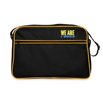 Leeds yorkshire - Retro Bag - black/gold - Front