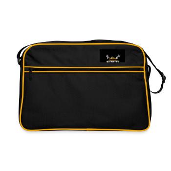 Collection légendaire - Drapeau de chapeau de paille - Sac Retro - noir/or - Devant