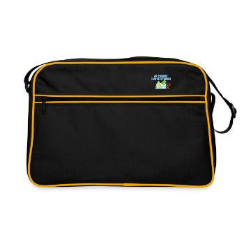 Je suis enGINeer | Gin - Sac Retro - noir/or - Devant