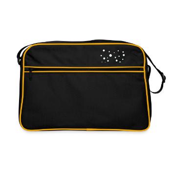 Chutes de neige - neige - Pour créer soi-même - Sac Retro - noir/or - Devant