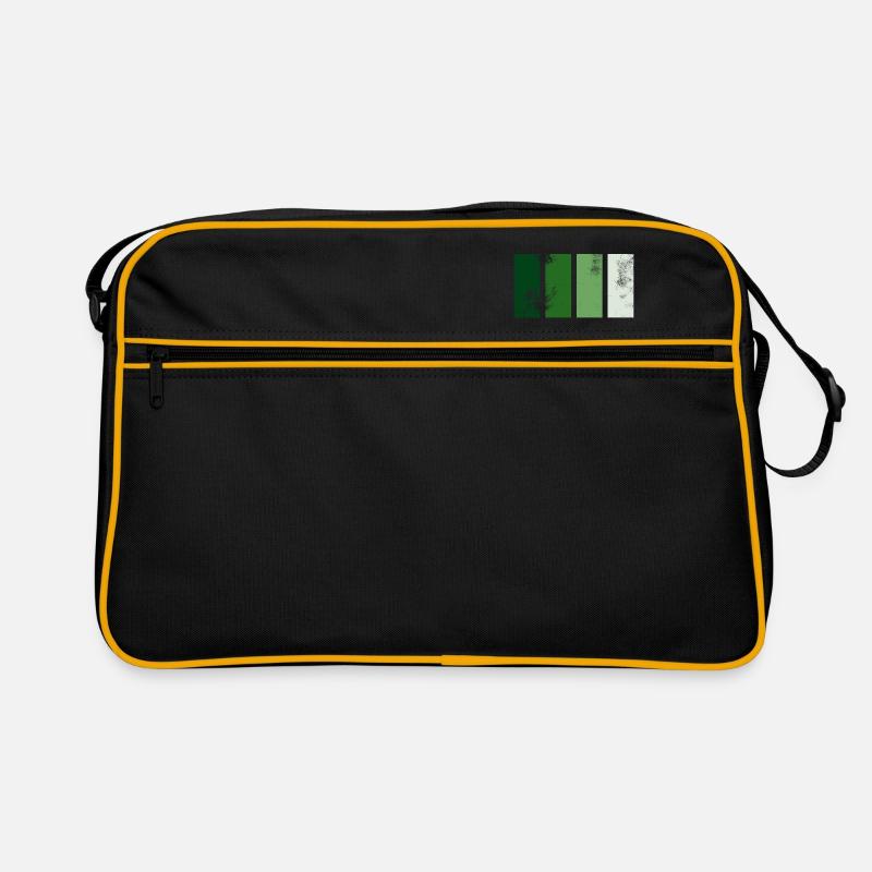 Rayures rétro vertes Sac Retro