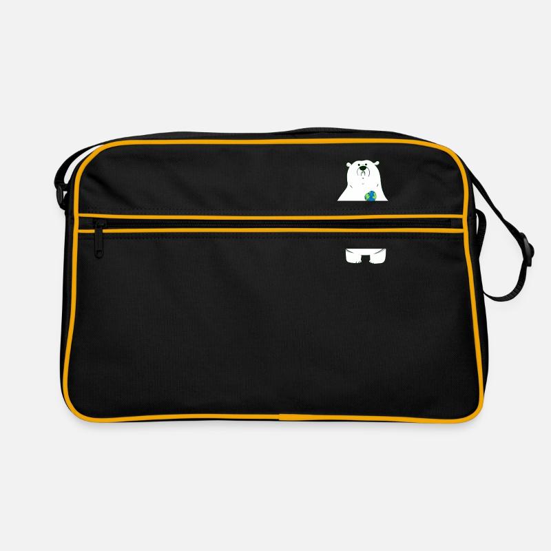 polar bear with eis artsarah Retro Bag