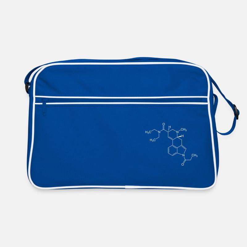 1P LSD Structural formula - white Retro Bag