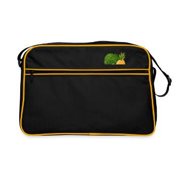 funny herbalife nutrition - Sac Retro - noir/or - Devant