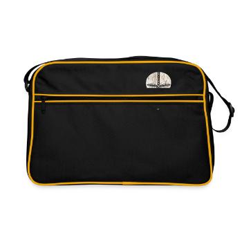 African mask - Retro Bag - black/gold - Front