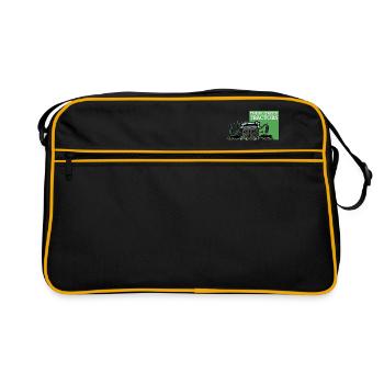 these green tractors are not for missions2 - Retro Bag - black/gold - Front