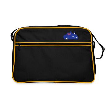 Australie - Sac Retro - noir/or - Devant