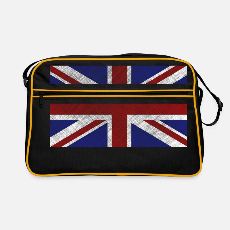 Grunge Union Jack-Flagge Retro Tasche