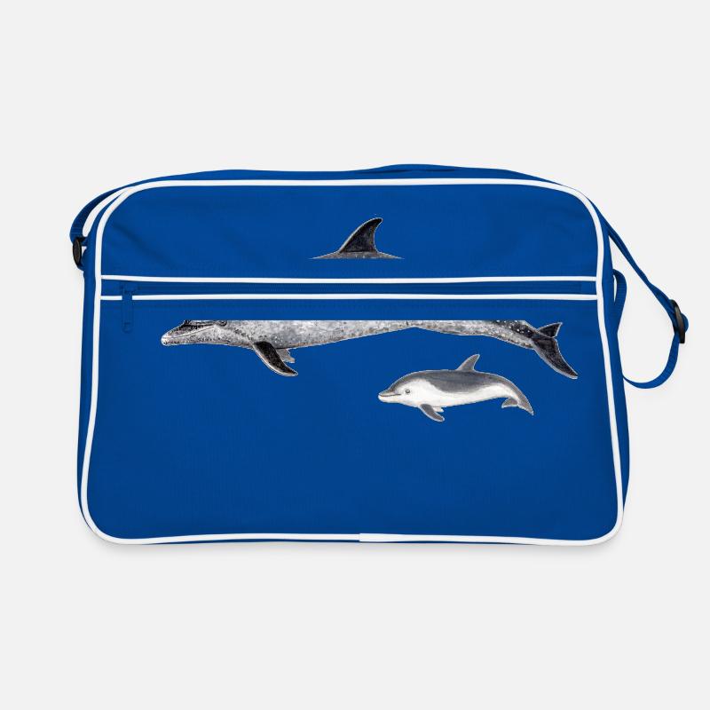 Fleckendelfin Retro Tasche