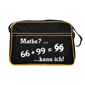 66plus99 v2 blanc - Sac Retro - noir/or - Devant