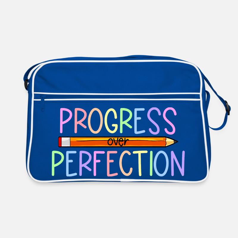 Le progrès plutôt que la perfection Retour à l’école Leh Sac Retro