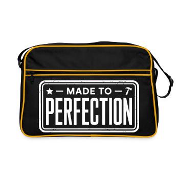 Made To Perfection Matured To Perfection Perfect - Retro Bag - black/gold - Front