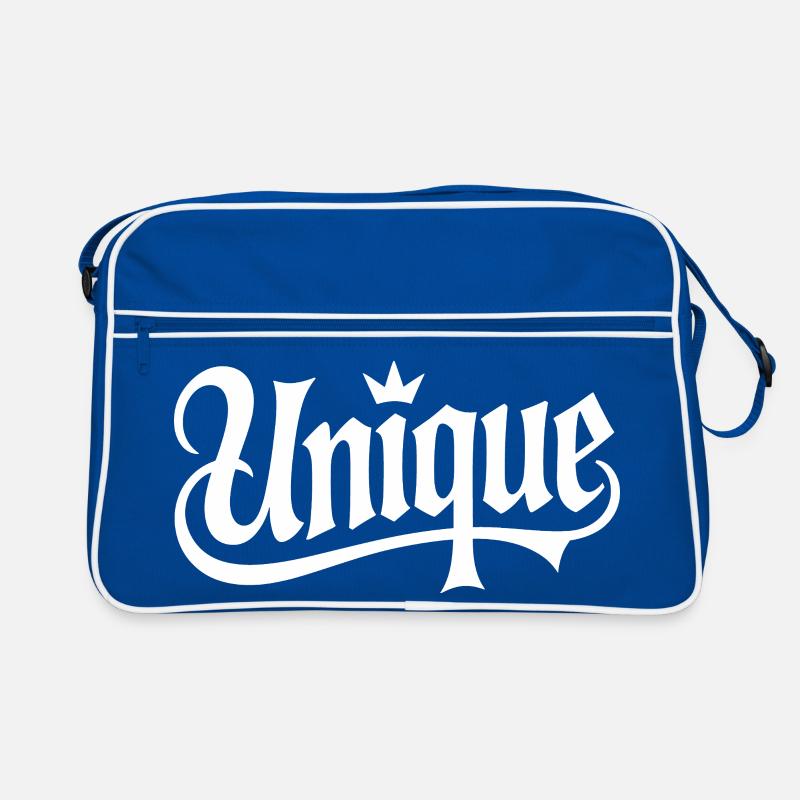 Unique Einzigartig Unikat Selbstwert Einzig Artig Retro Tasche