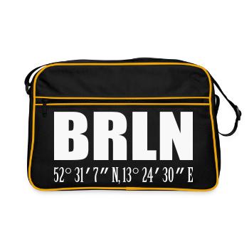 Berlin - Retro Bag - black/gold - Front