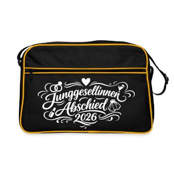 Enterrement de vie de jeune fille 2026 Enterrement de vie de jeune fille - Sac Retro - noir/or - Devant