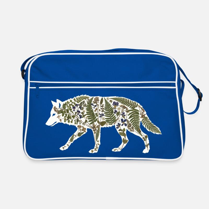 wolf-botanical Retro Tasche