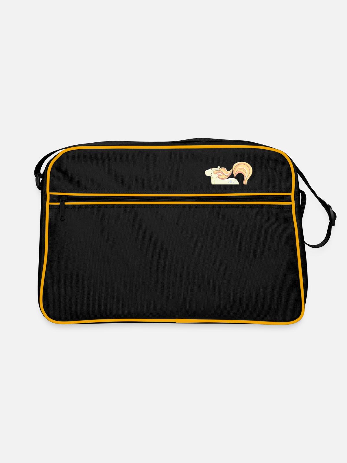 pony - Retro Bag - black/gold - Front