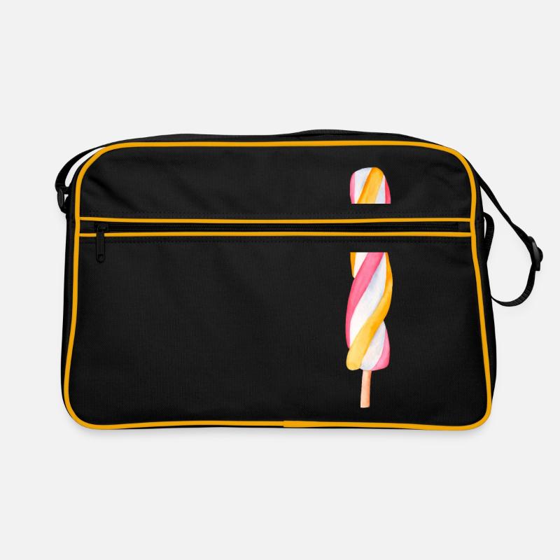 Glace multicolore Sac Retro