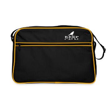Per perruche Budgie Vogel - Sac Retro - noir/or - Devant