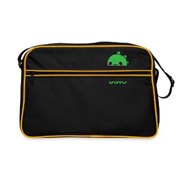 Dino - Retro Bag - black/gold - Front