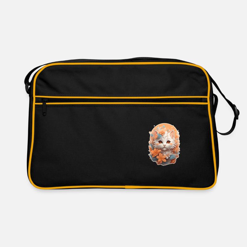 felino gatito Retro Bag
