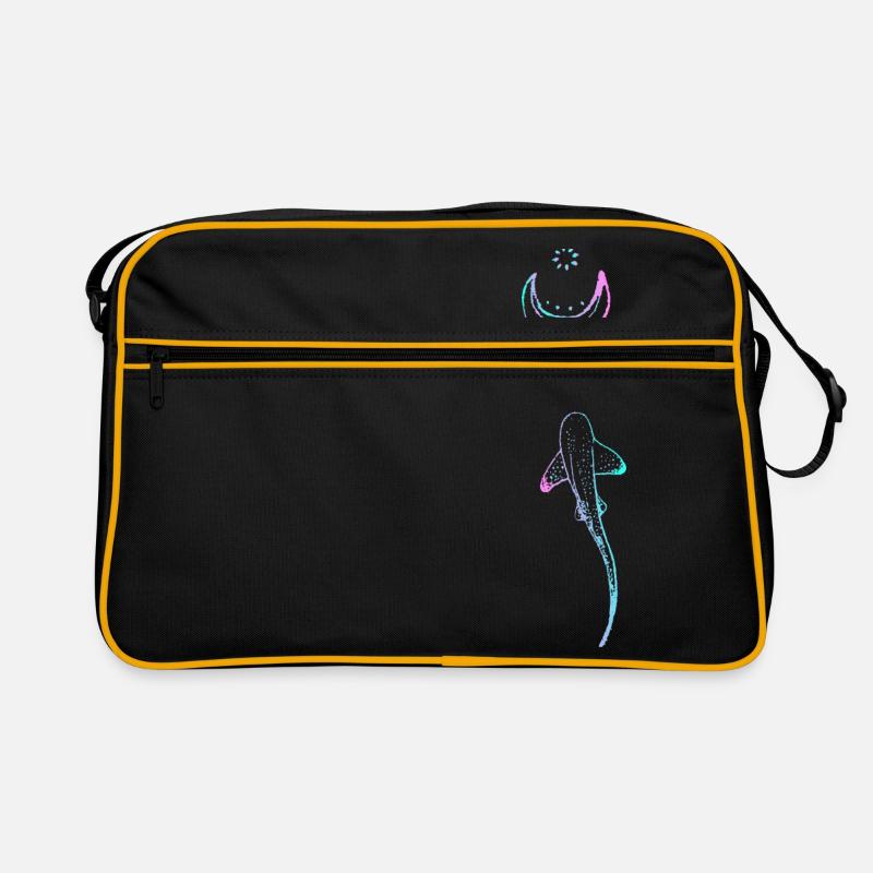 Maori Shark Moon Tattoo - Idée cadeau Sac Retro