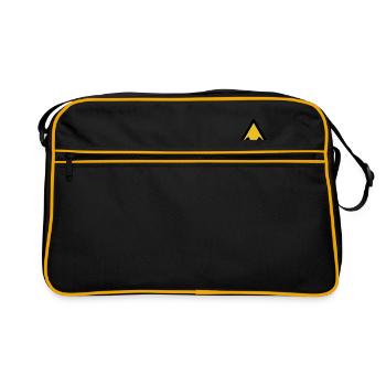 Pictogramme radioactif - Sac Retro - noir/or - Devant