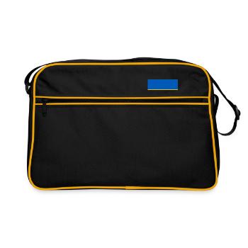 Flag of Ukraine - Retro Bag - black/gold - Front