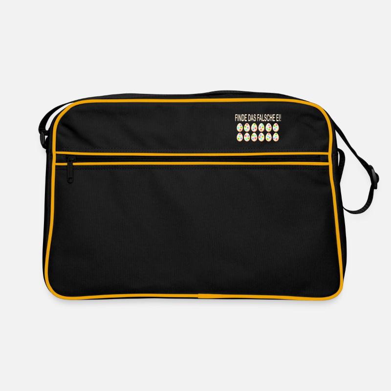 Finde das falsche Ei Rätsel Retro Tasche