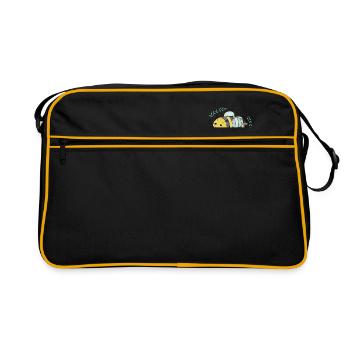 Motivation, pensée positive - Sac Retro - noir/or - Devant