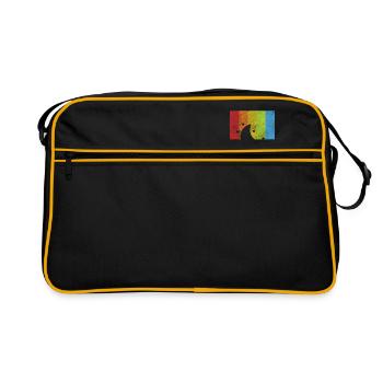 rainbow Flag - Sac Retro - noir/or - Devant