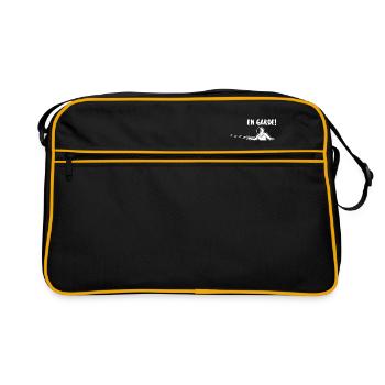 Drôle escrime dire escrime escrime art cadeau - Sac Retro - noir/or - Devant
