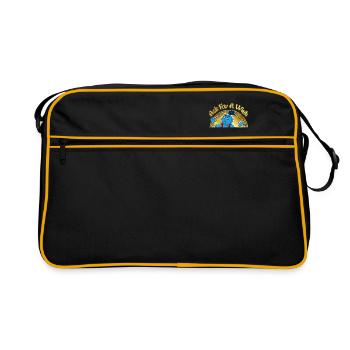Frage den Flaschengeist nach einem Wunsch - Sac Retro - noir/or - Devant