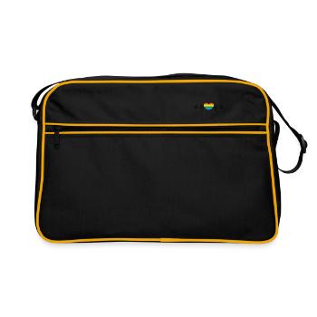 Gay love - Retro Bag - black/gold - Front