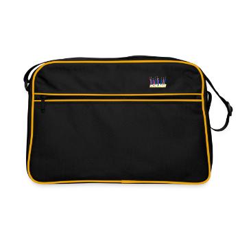 Torte - Retro Tasche - Schwarz/Gold - Vorne