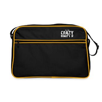 CRAZY UNCLE - Sac Retro - noir/or - Devant