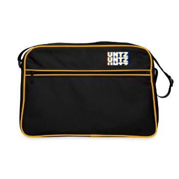 Untz Techno Rave Raver DJ Festival Party Gift - Sac Retro - noir/or - Devant