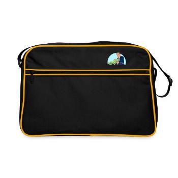 BRRRRRR .... money printer go FED JP stock market - Retro Bag - black/gold - Front