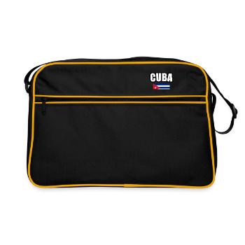 Cuba Cuba Drapeau National Havane Cadeau - Sac Retro - noir/or - Devant